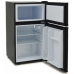 12v Iceking Black Under Counter Fridge Freezer 62L 26L - Uses only 25w per hour average